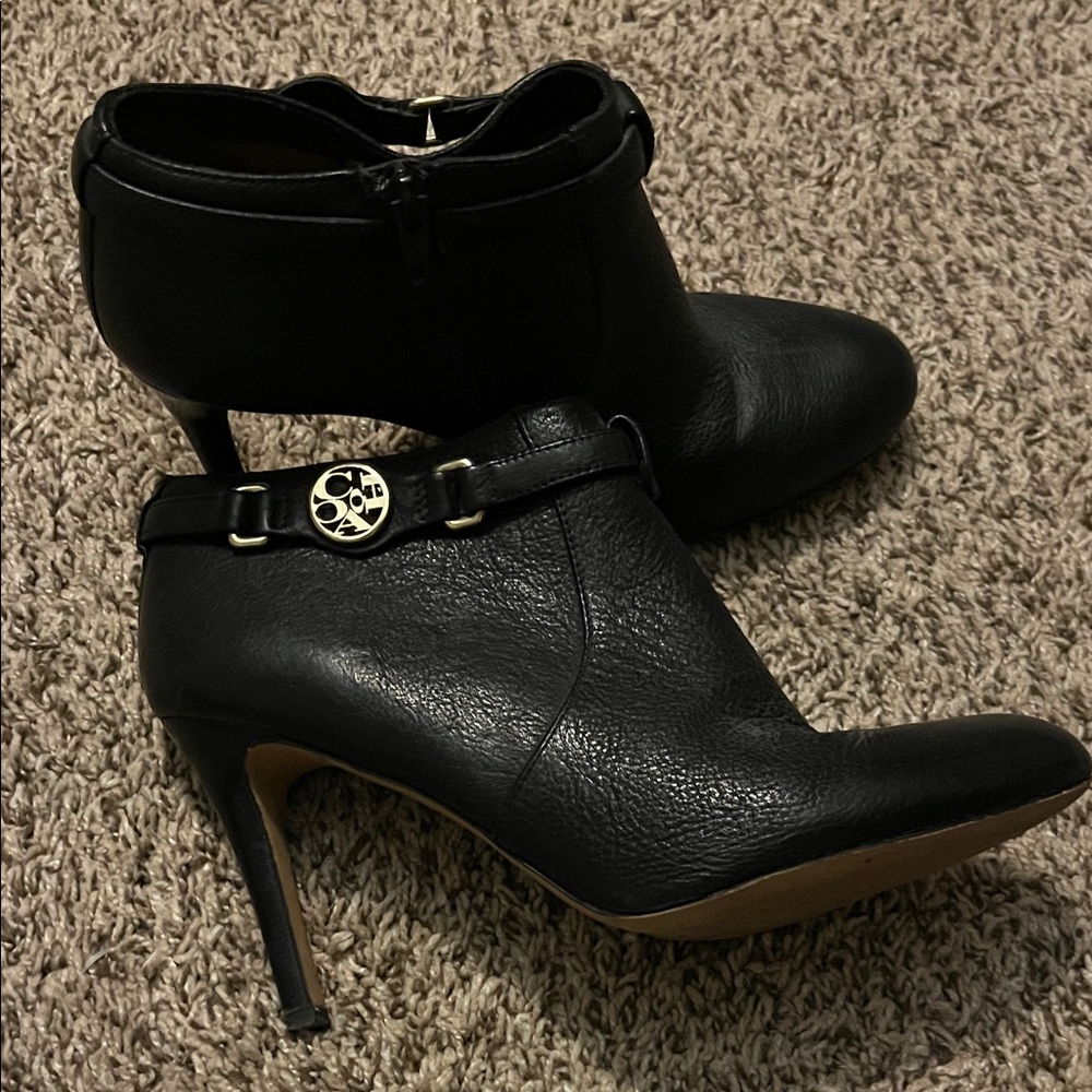 Coach Black Booties